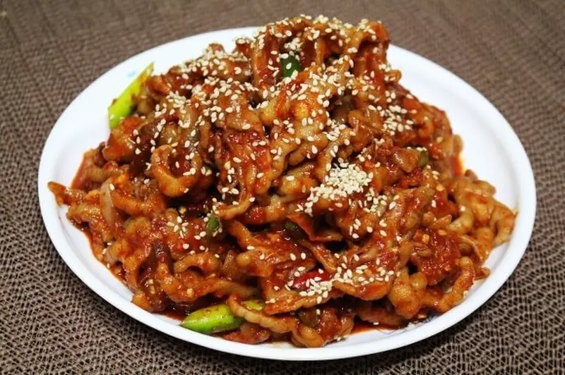 Spicy Korean chicken feet