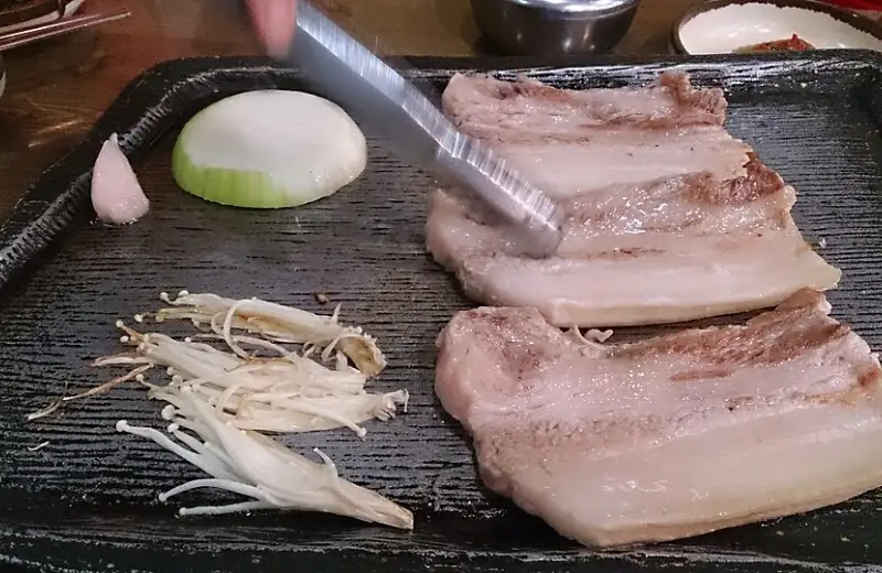 Samgyeopsal · grilled pork belly