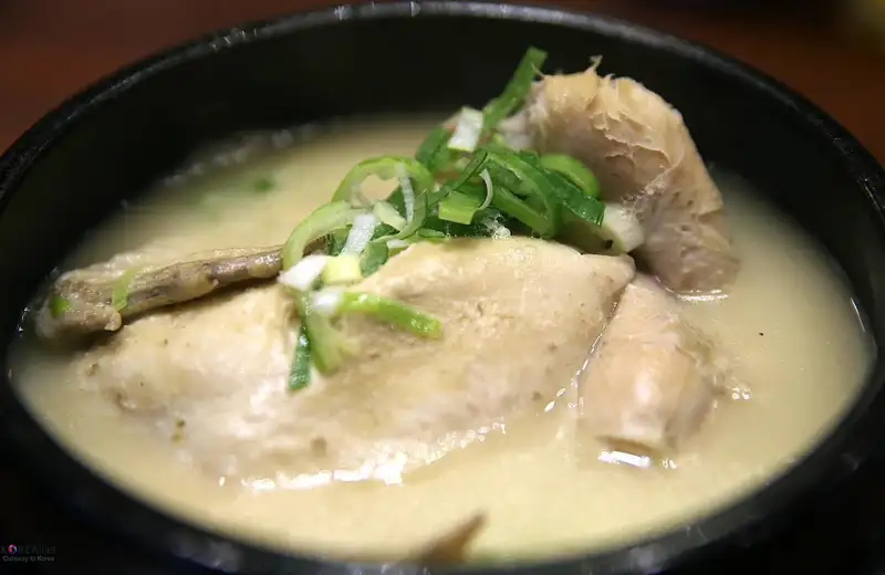 Samgyetang · ginseng chicken soup
