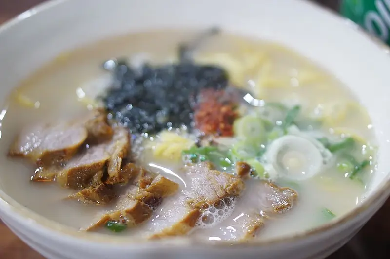 Jeju pork noodle soup