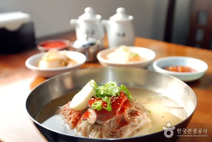 Food served at pildong-myeonok