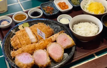 Dry-aged, charcoal & rice-straw smoked pork loin katsu