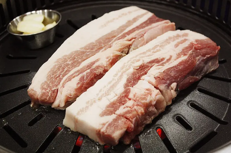 Korean samgyeopsal pork belly